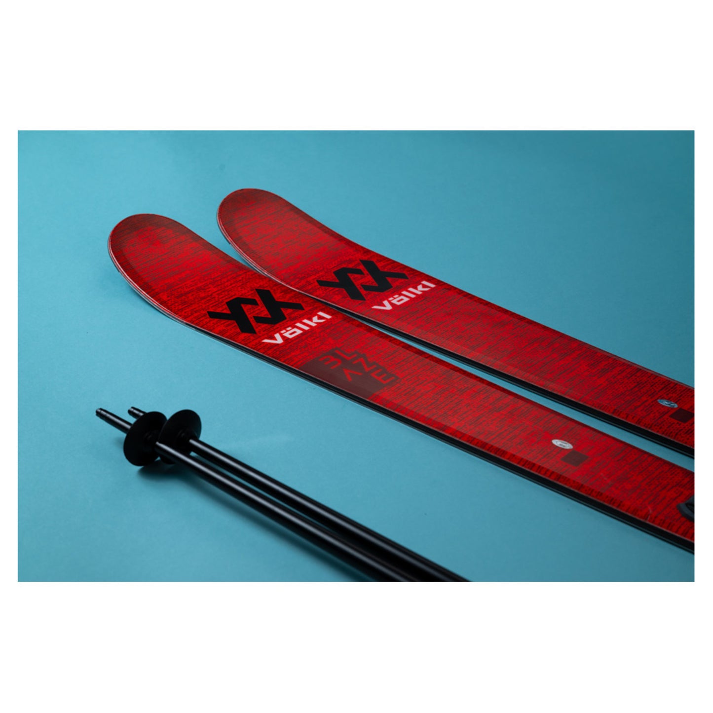 2024 Volkl Blaze 86 Skis w Lange LX 90 HV Boots and Poles