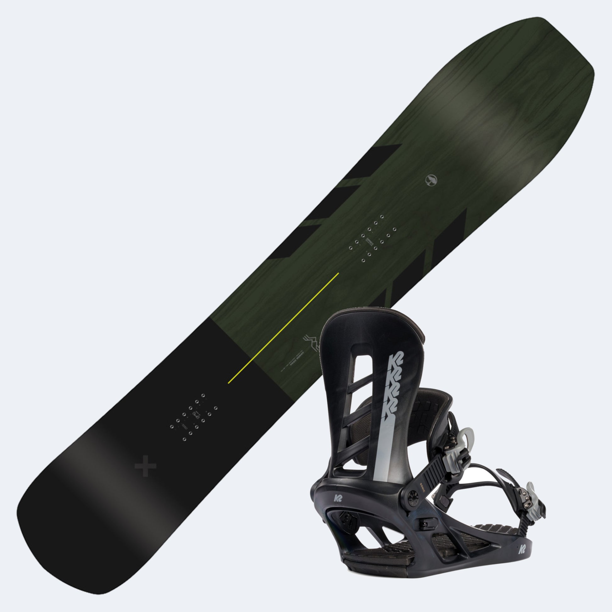2025 Arbor Coda Snowboard with K2 Sonic Bindings