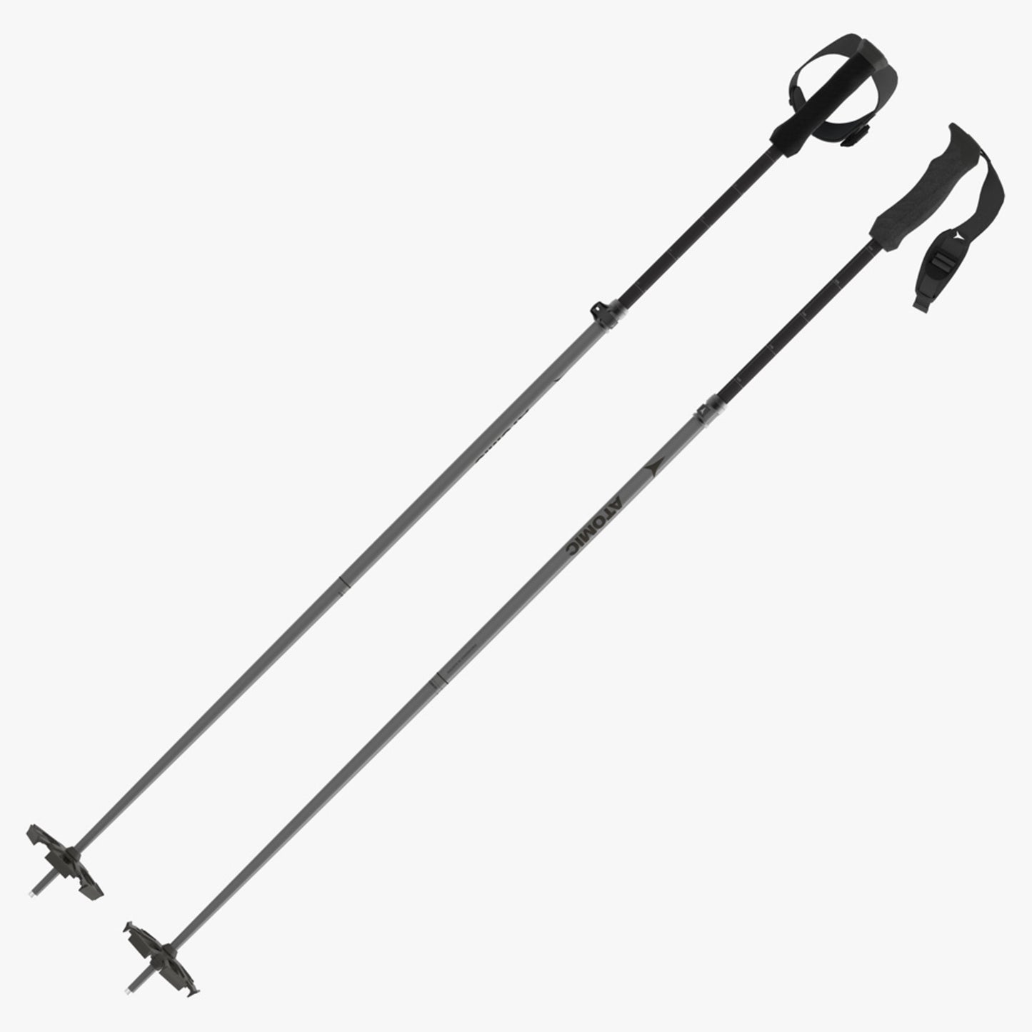 2025 Atomic Backland FR SQS Ski Poles - Black