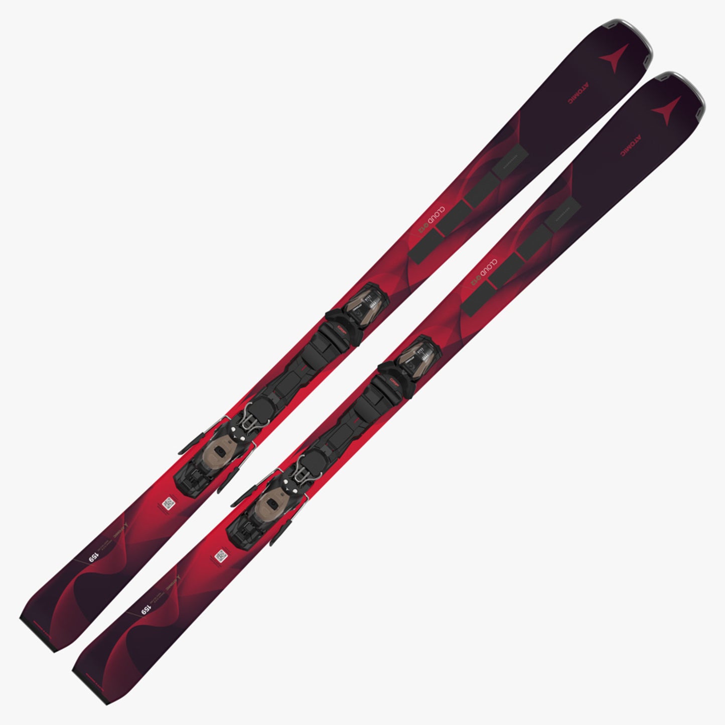 2025 Atomic Cloud Q12 Revoshock C Skis W/ M 10 Gw Binding - 166