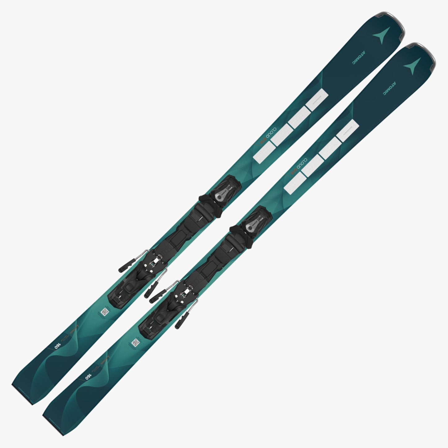2025 Atomic Cloud Q14 Revoshock S Skis W/ Mi 12 Gw Binding - 168