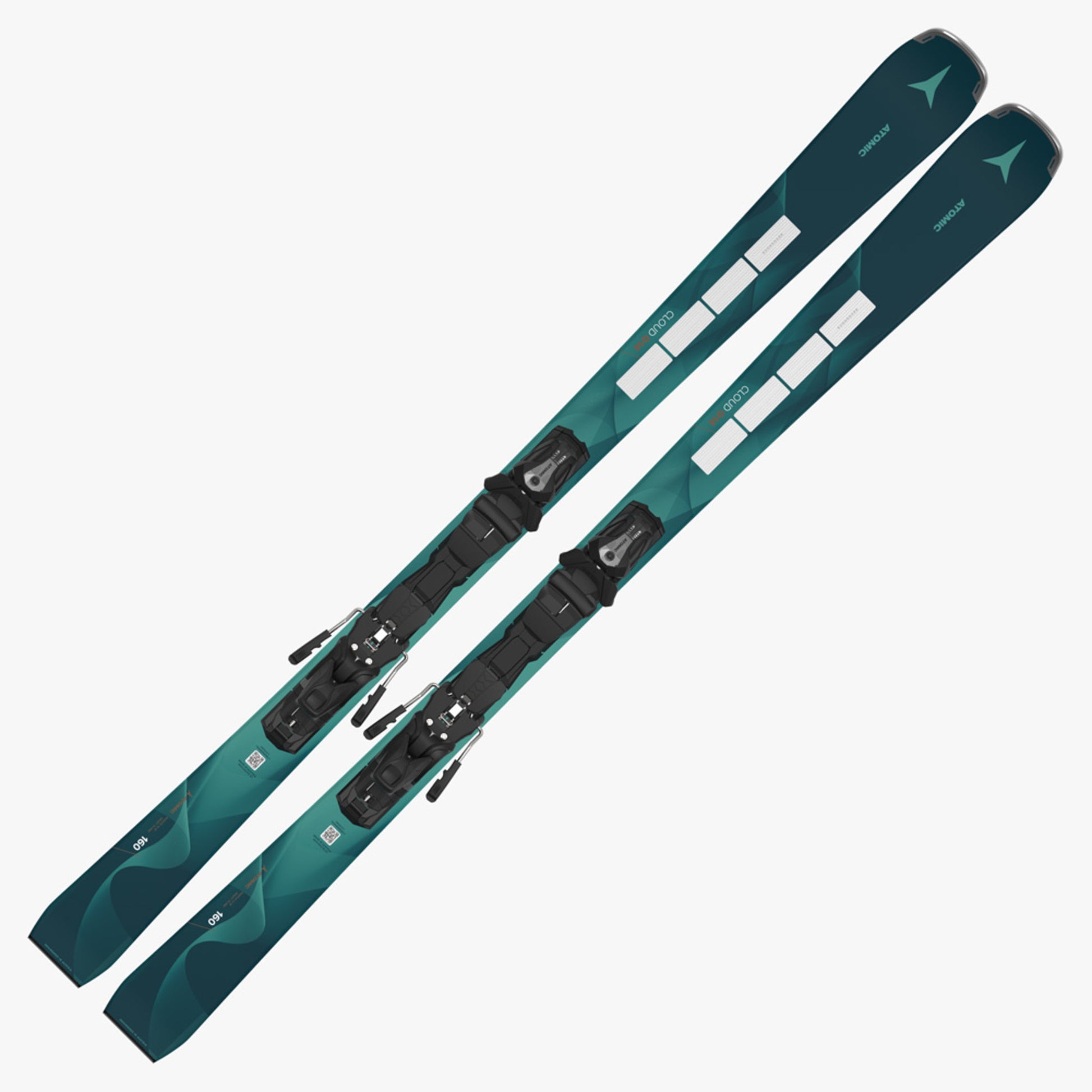2025 Atomic Cloud Q14 Revoshock S Skis W/ Mi 12 Gw Binding - 168