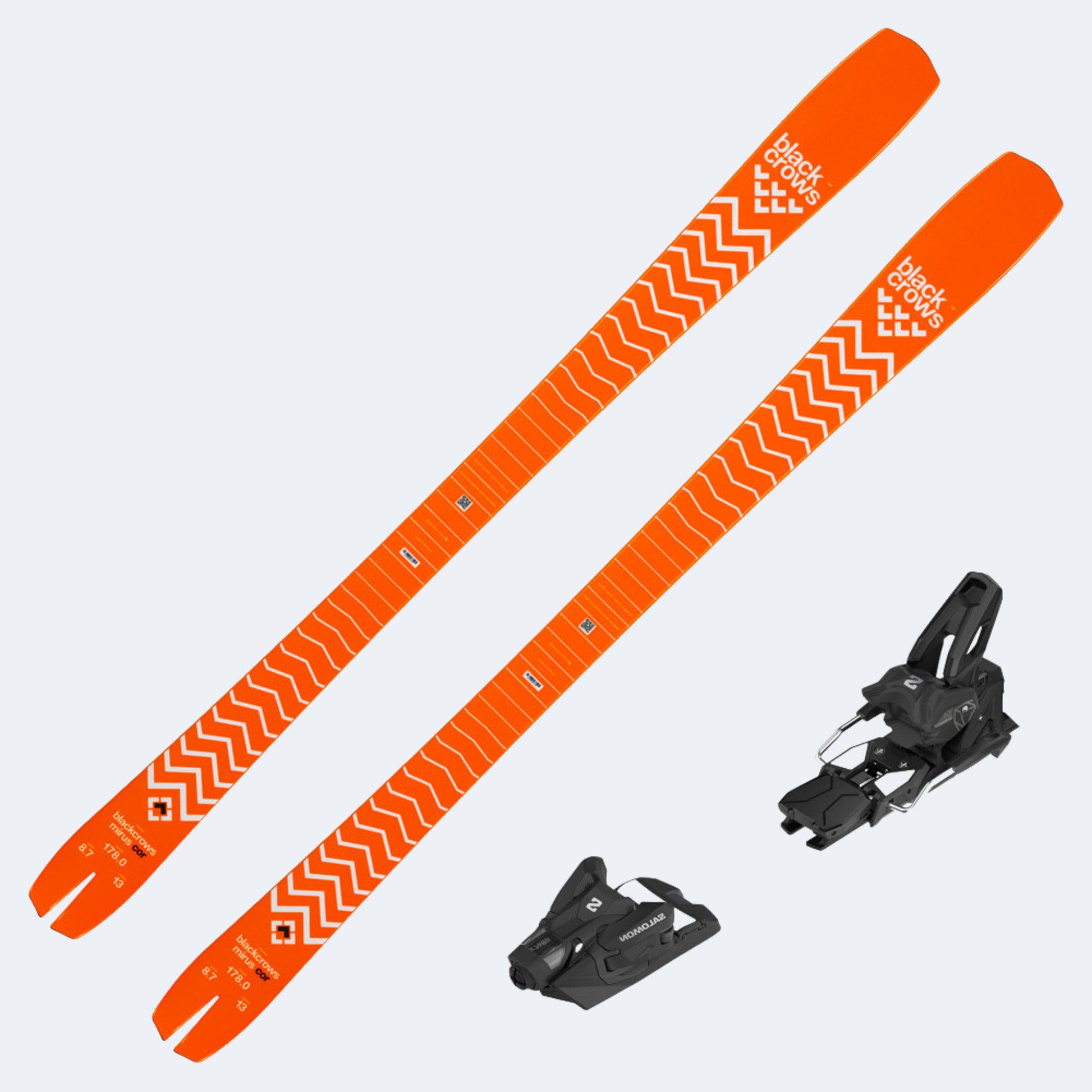 2025 Black Crows Mirus Cor Skis with Salomon Strive 14 GW Bindings