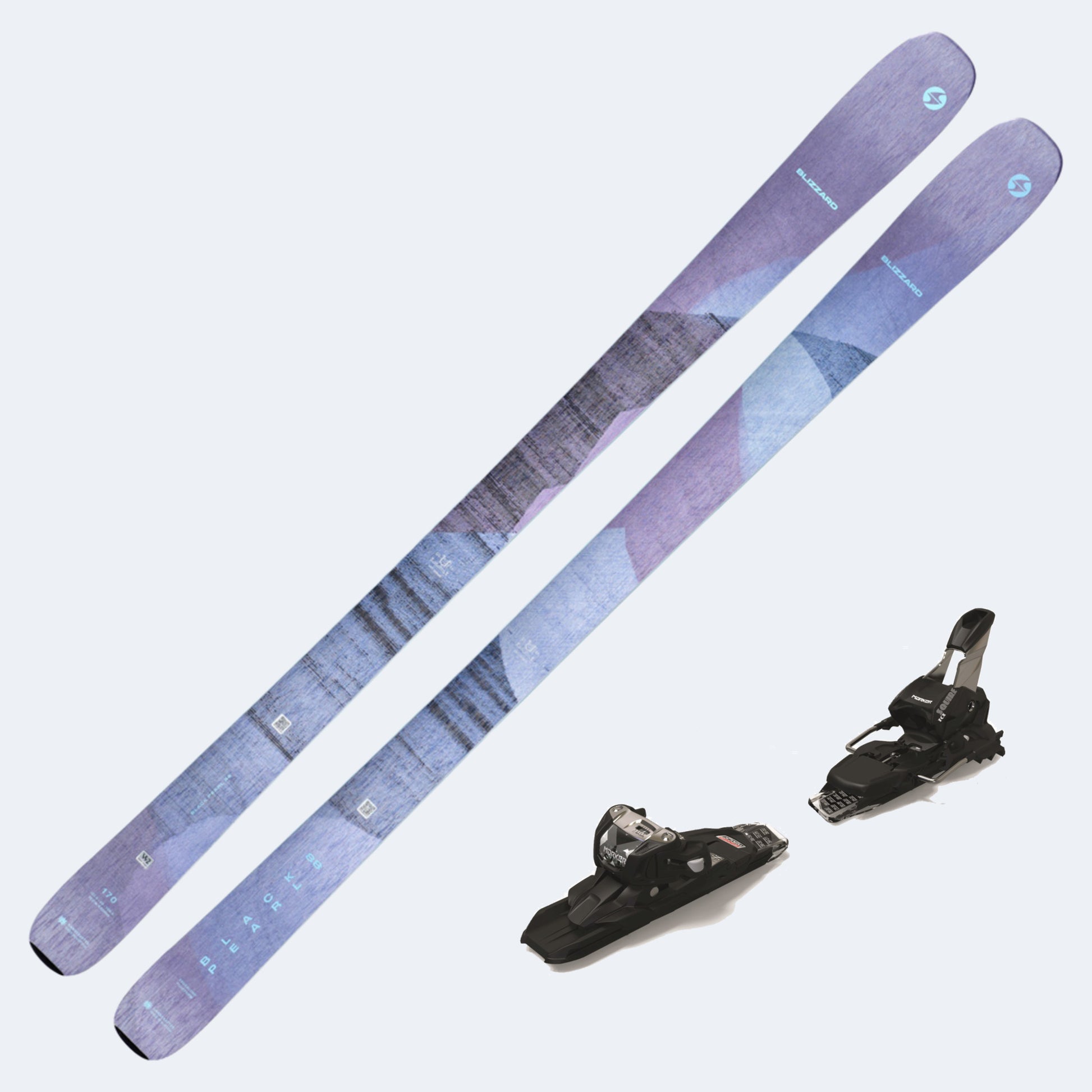 2026 Blizzard Black Pearl 88 Women's Demo Skis W/ Squire 11 Demo Bindings