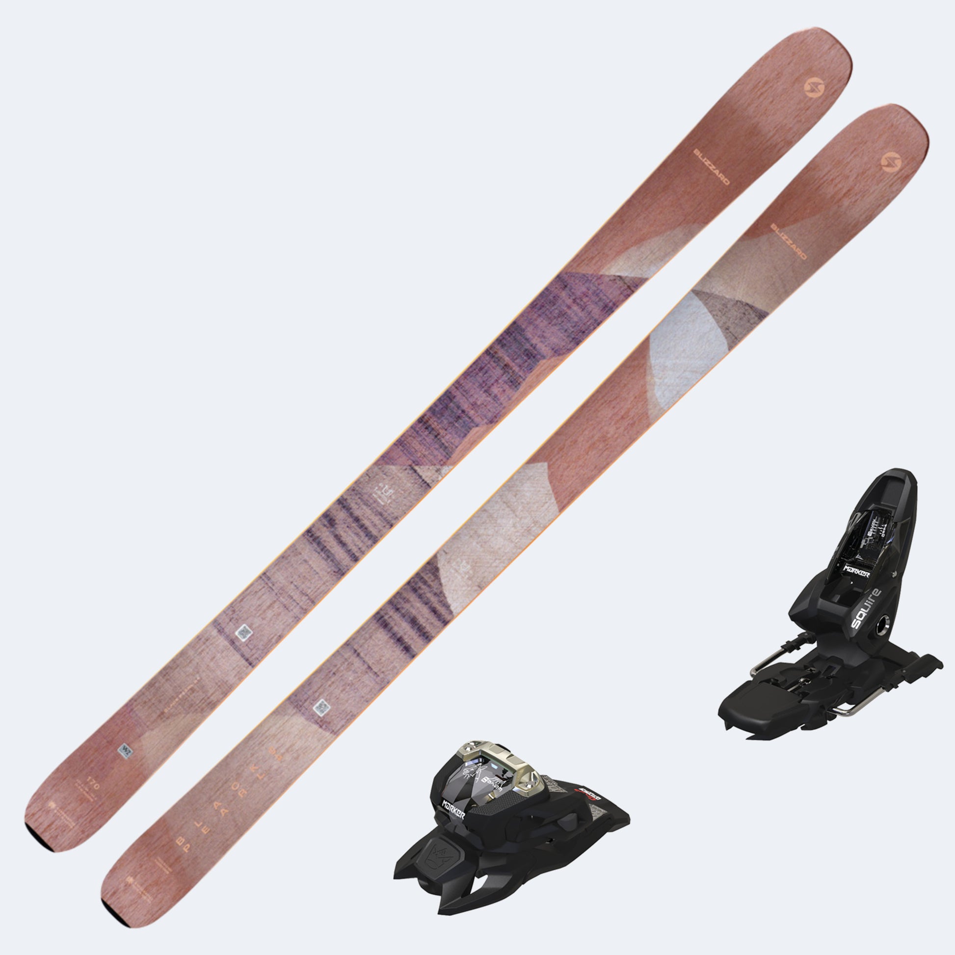 2026 Blizzard Black Pearl 94 Women's Skis with Marker Squire 11 Bindings