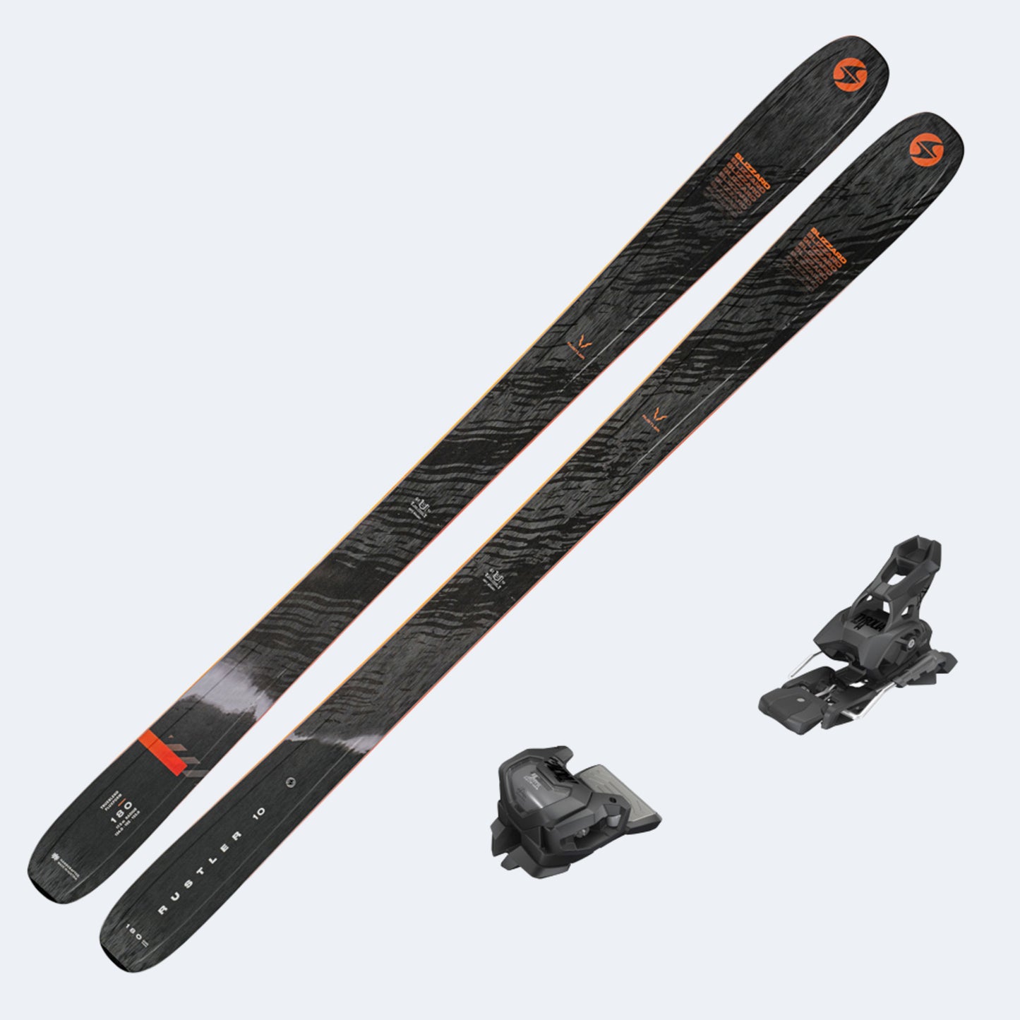 2025 Blizzard Rustler 10 Skis with Tyrolia Attack 14 GW Bindings