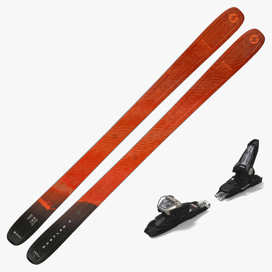 2025 Blizzard Rustler 9 Demo Skis W/ Marker Griffon 13 Demo Bindings - 162