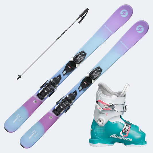 2026 Blizzard Sheeva Twin Junior Skis with  SpeedMachine J Boots and Poles