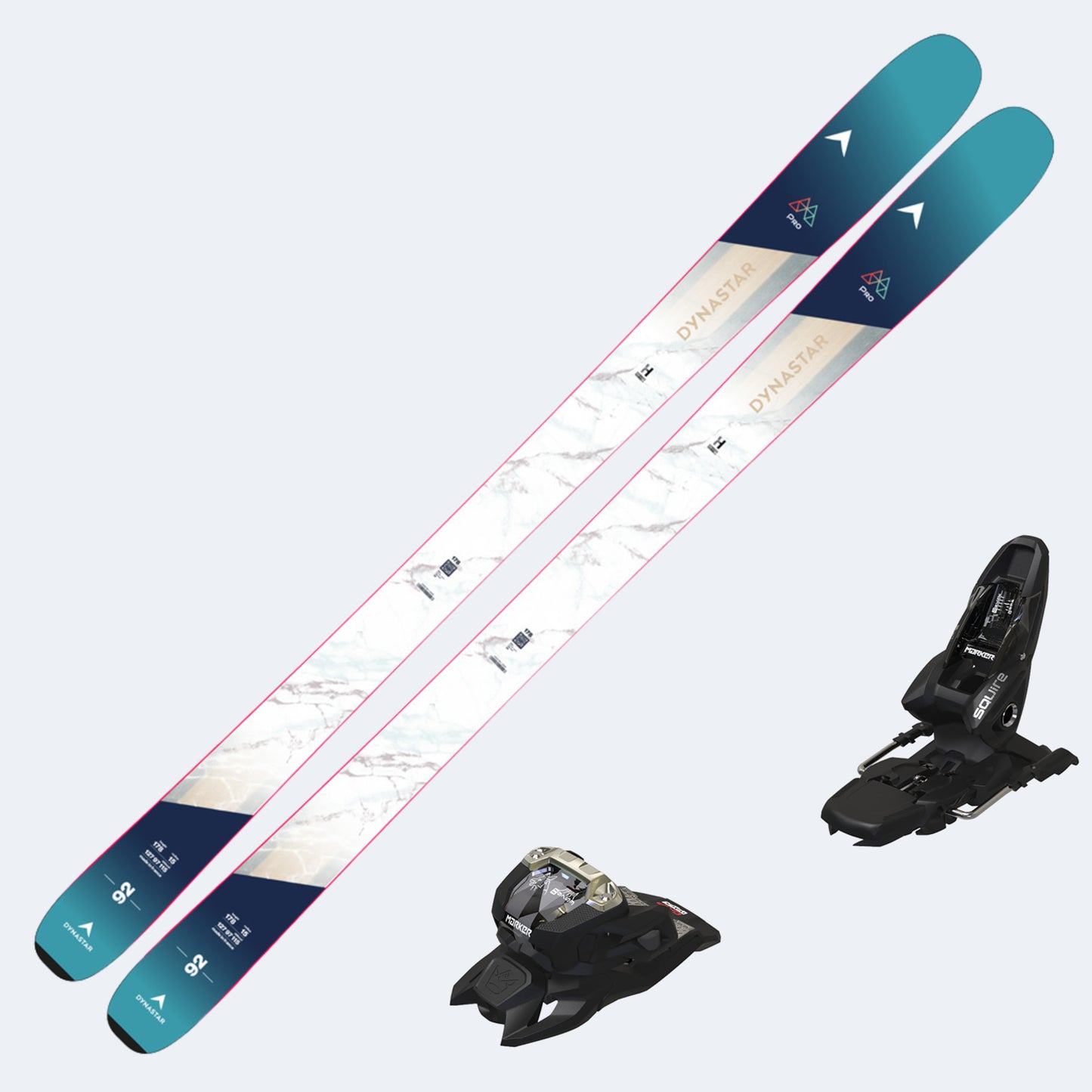 2026 Dynastar M-Pro 92 Women's Skis with Tyrolia Attack LYT 11 GW Bindings