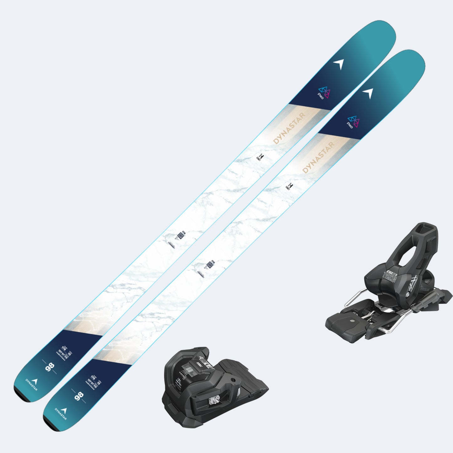 2026 Dynastar M-Pro 98 Women's Skis with Tyrolia Attack LYT 11 GW Bindings