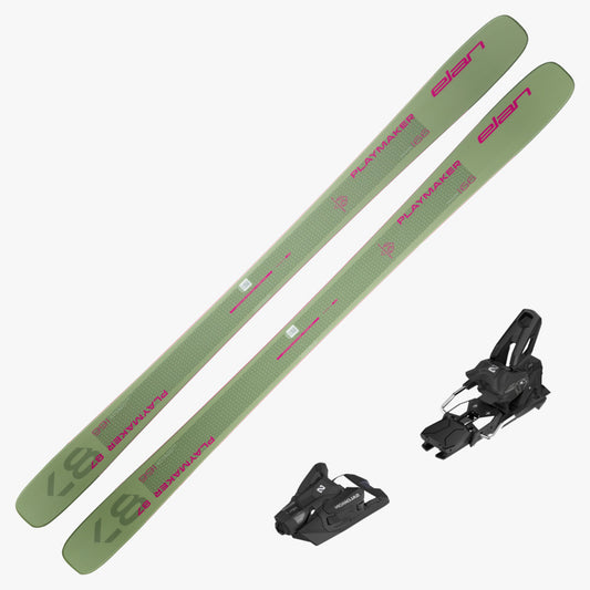 2025 Elan Playmaker 87 Skis with Salomon Strive 14 GW Bindings