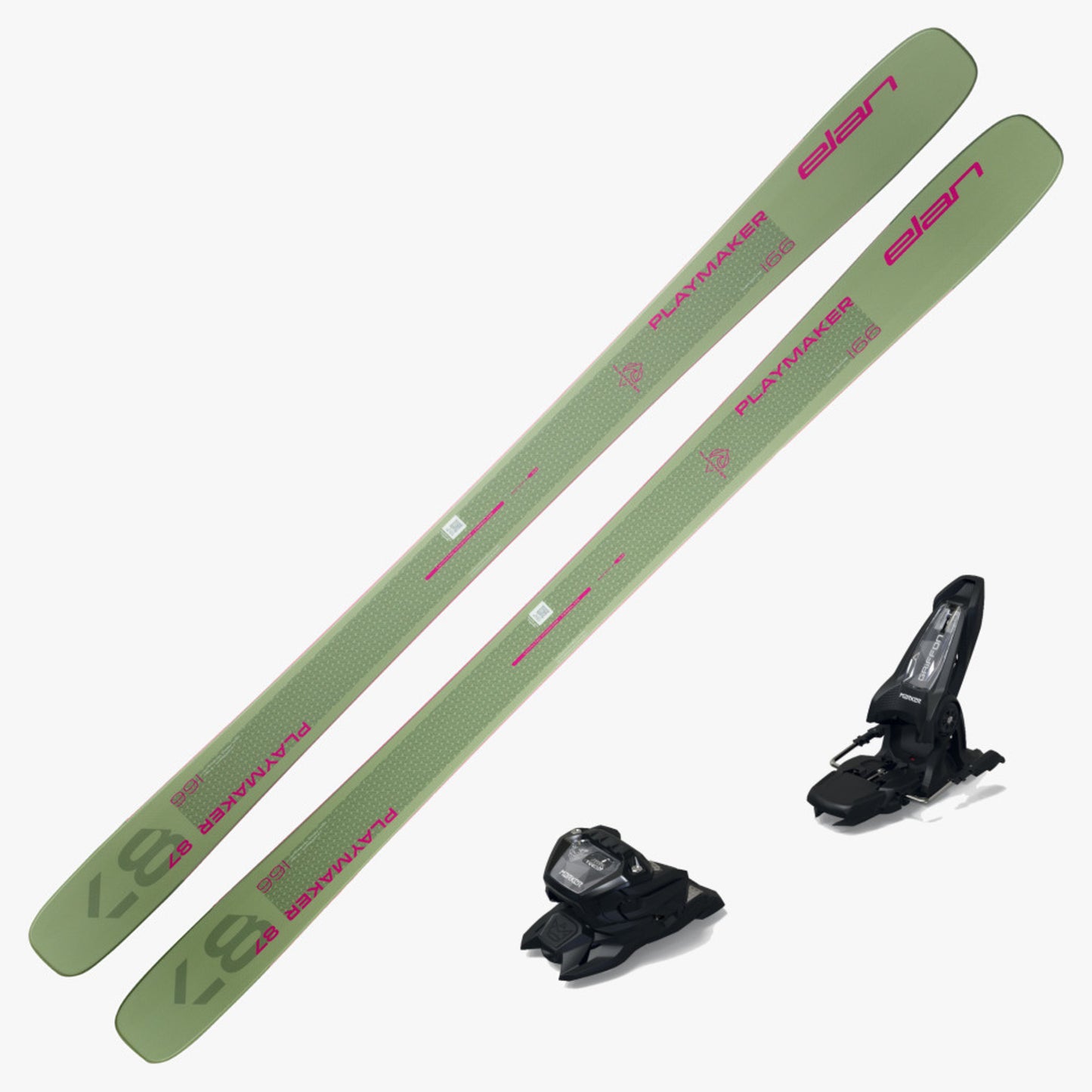 2025 Elan Playmaker 87 Skis With Bindings - 176