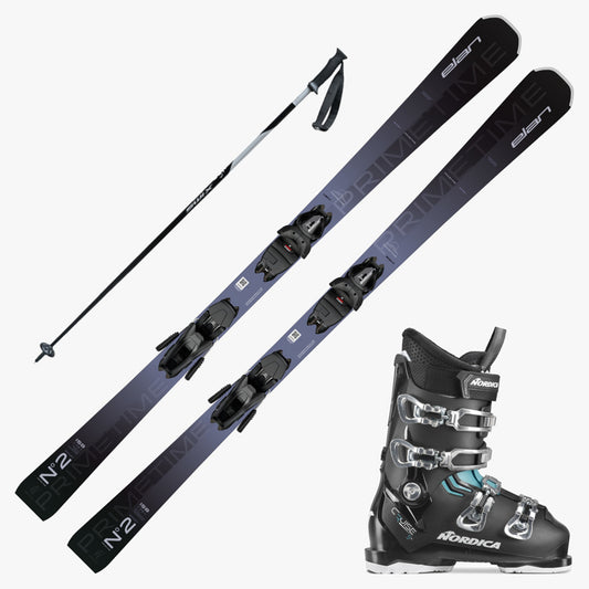 2025 Elan Primetime N°2 Women's Sport Ski w/ Boots and Poles