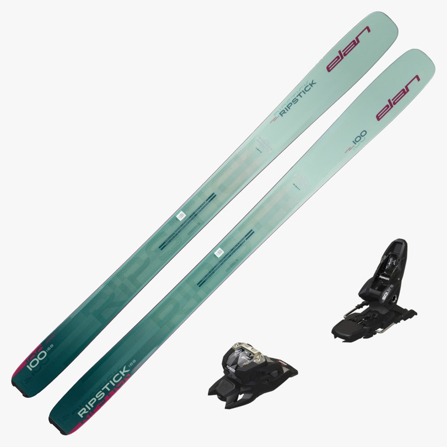 2025 Elan Ripstick 100 Women's Skis With Bindings - 175