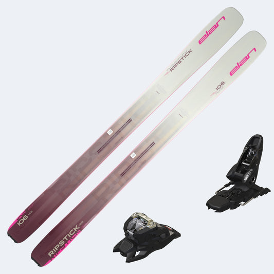 2026 Elan Ripstick 106 Women's Skis with Marker Squire 11 Bindings