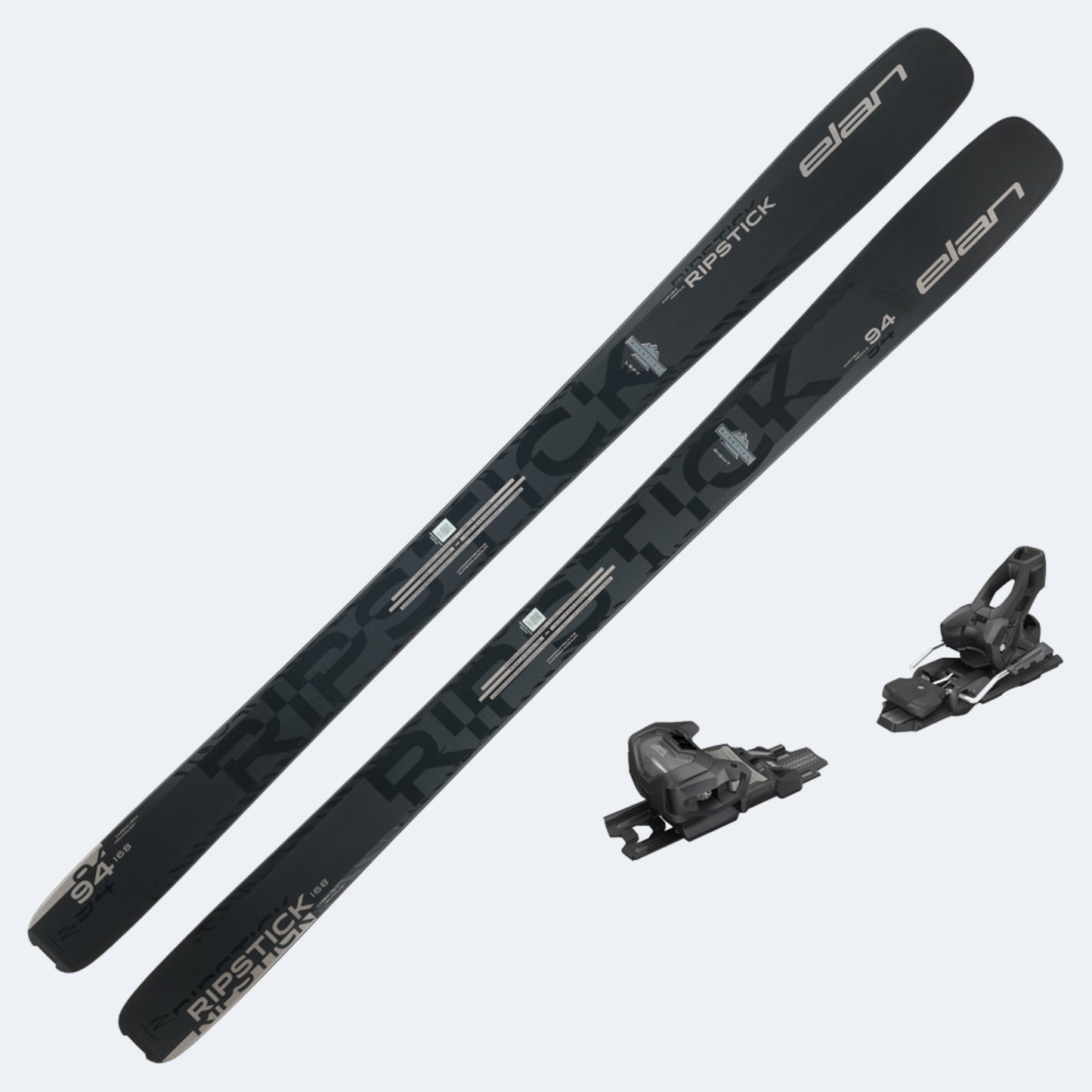 2026 Elan Ripstick 94 Black Edition Women's Skis W/ Attack 11 GW Demo Bindings