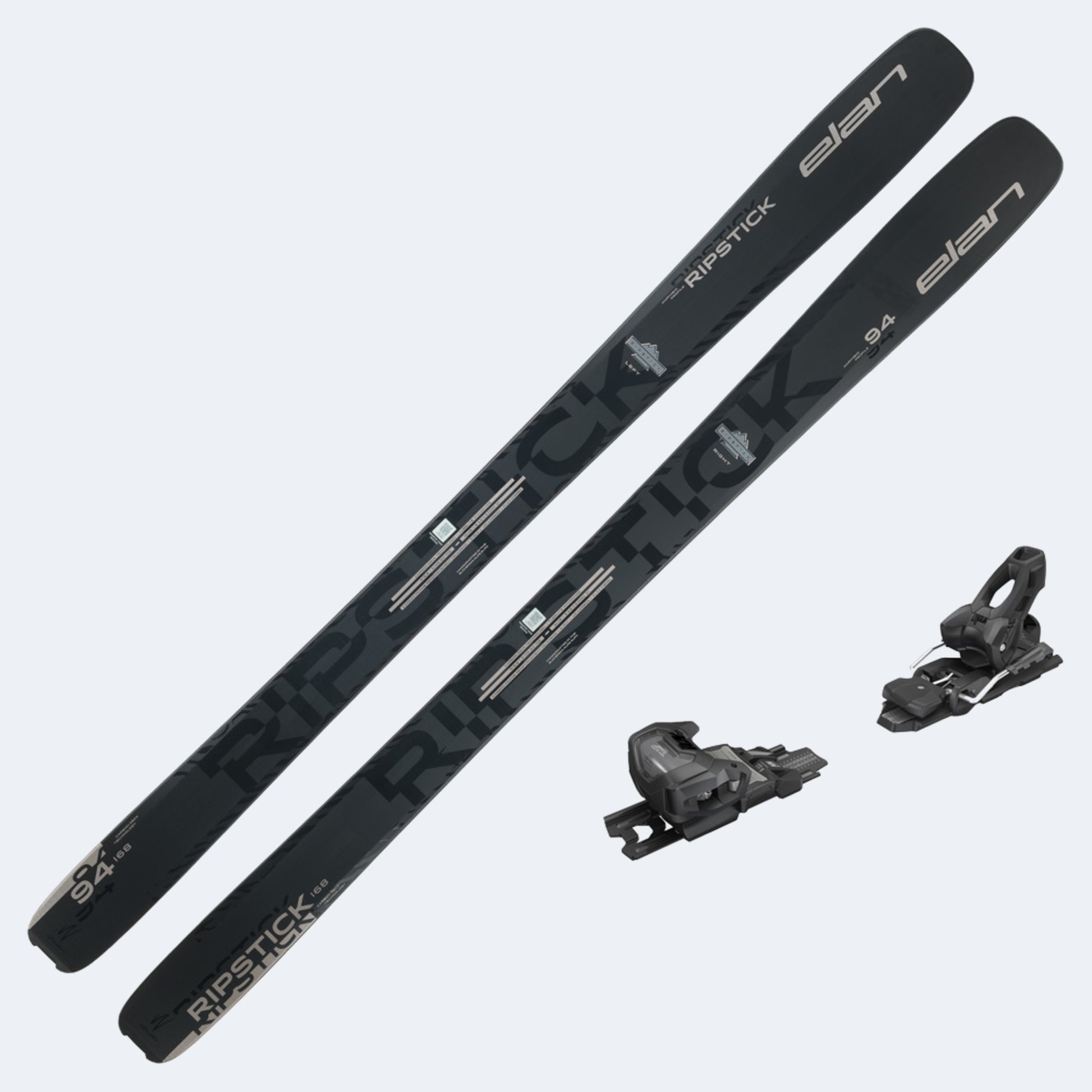 2026 Elan Ripstick 94 Black Edition Women's Skis W/ Attack 11 GW Demo Bindings