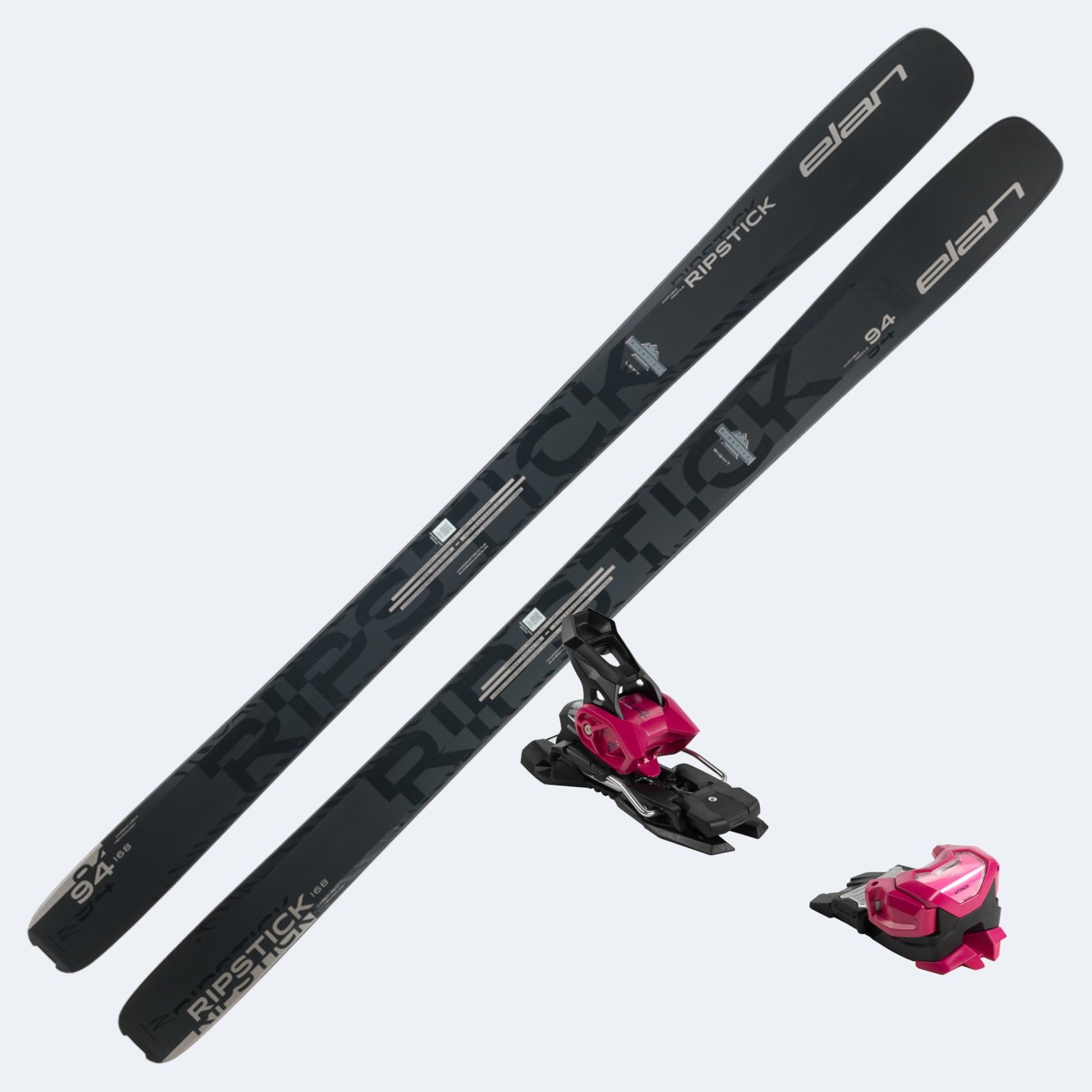 2026 Elan Ripstick 94 Black Edition Women's Skis with Tyrolia Attack 14 MN Bindings