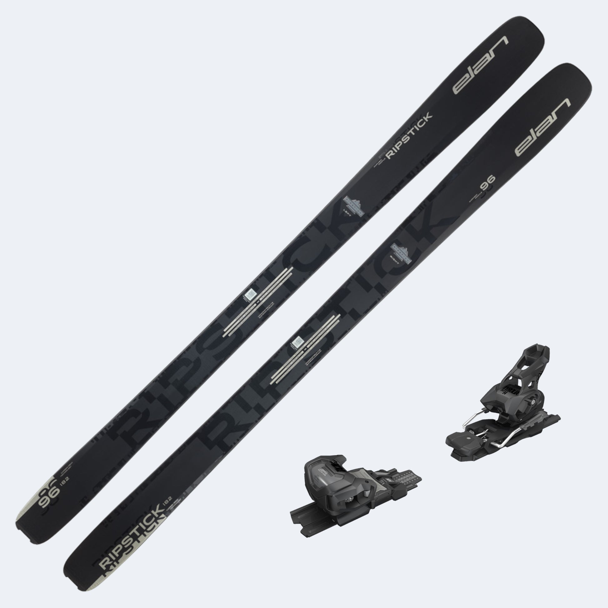 2026 Elan Ripstick 96 Black Edition Demo Skis W/ Attack 14 Demo Bindings