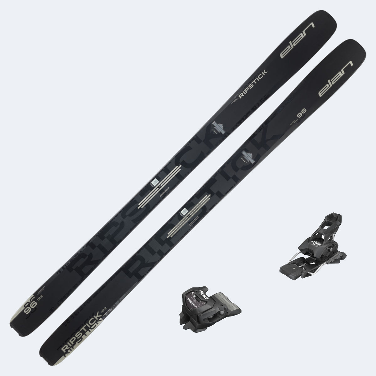 2026 Elan Ripstick 96 Black Edition Skis with Tyrolia Attack 14 GW Bindings