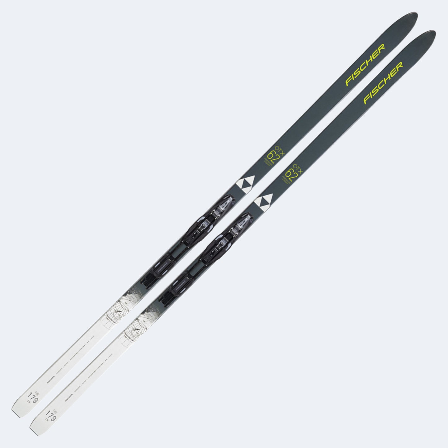 2025 Fischer Adventure 62 Crown Xtralite XC Skis w/ Control Step In Bindings