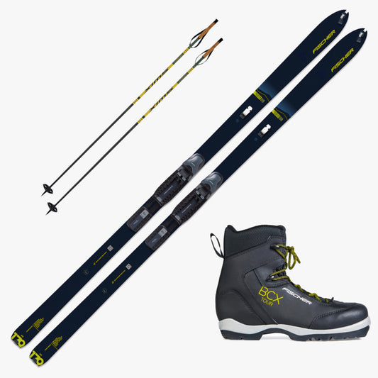 2025 Fischer Excursion 88 Crown Skis with Fischer BCX Tour Boots and Poles