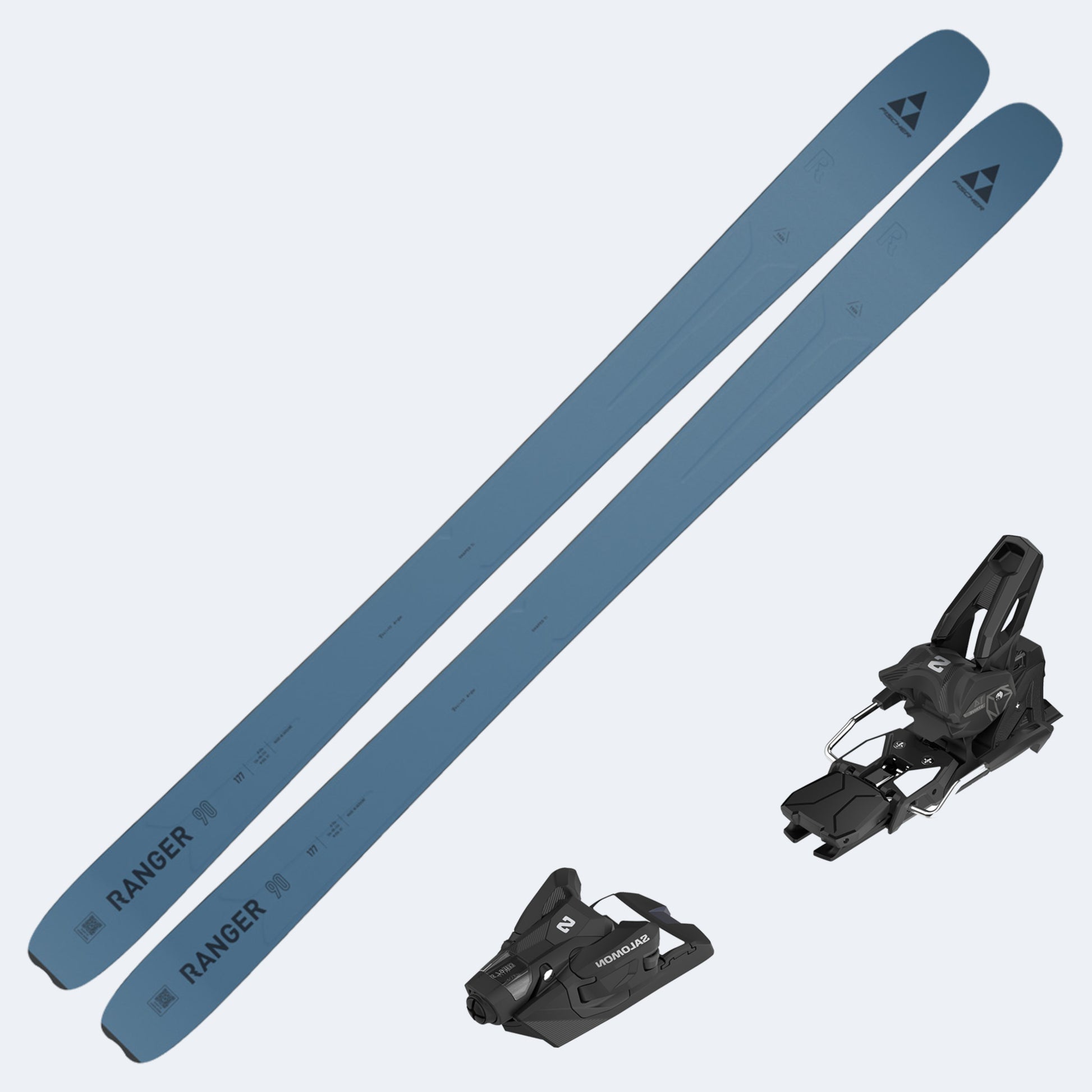 2026 Fischer Ranger 90 Skis with Salomon Strive 14 GW Bindings