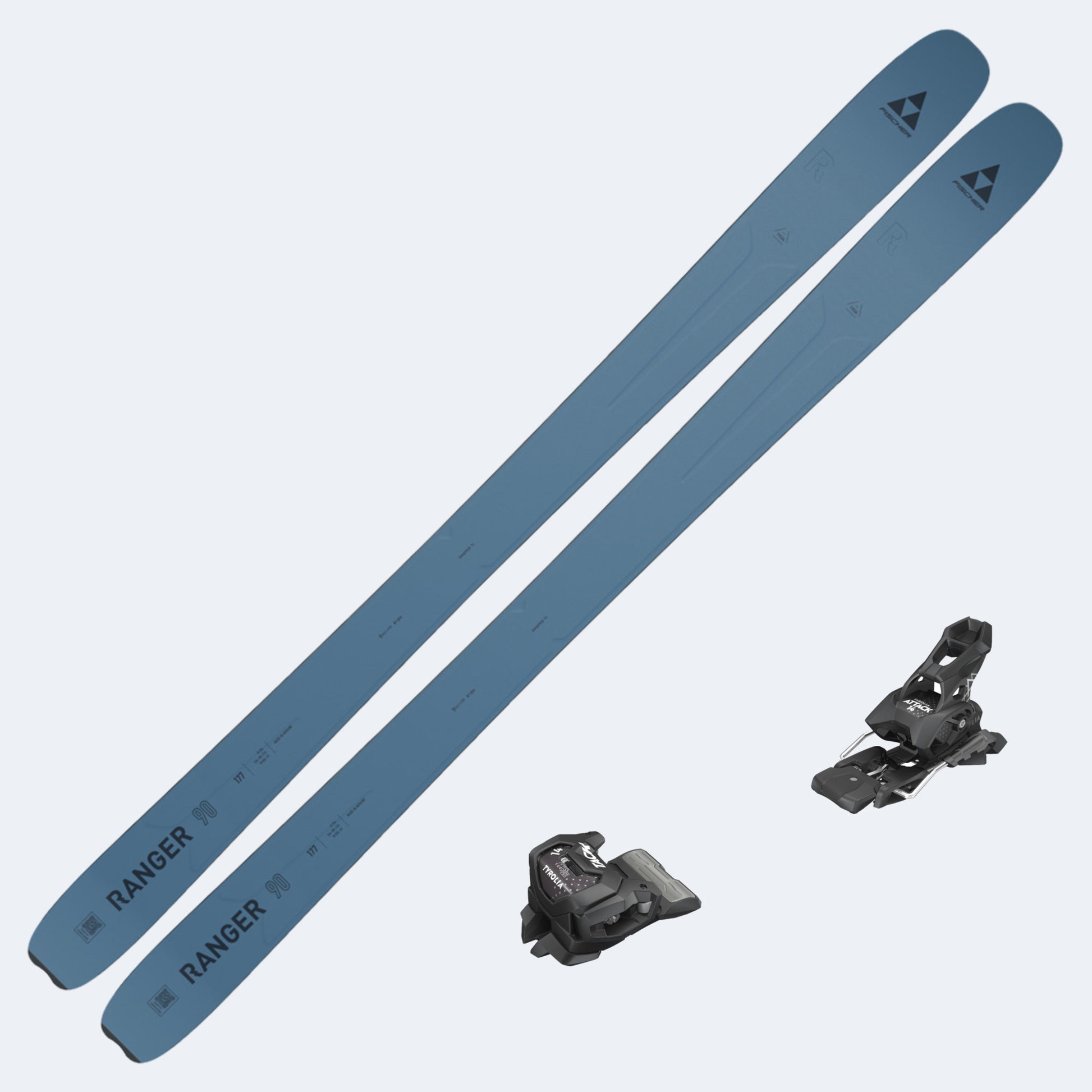 2027 Fischer Ranger 90 Skis with Tyrolia Attack 14 GW Bindings