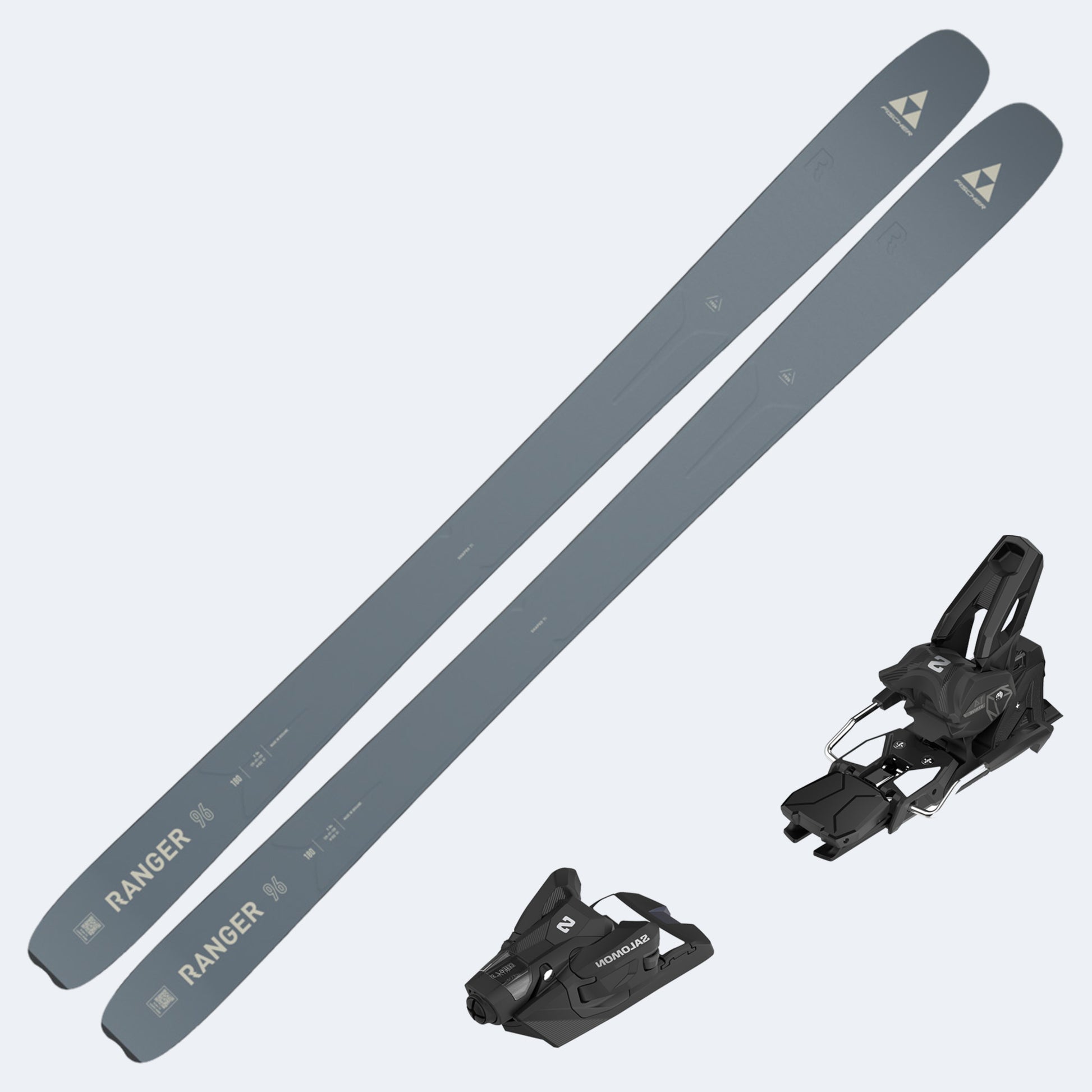 2026 Fischer Ranger 96 Skis with Salomon Strive 14 GW Bindings