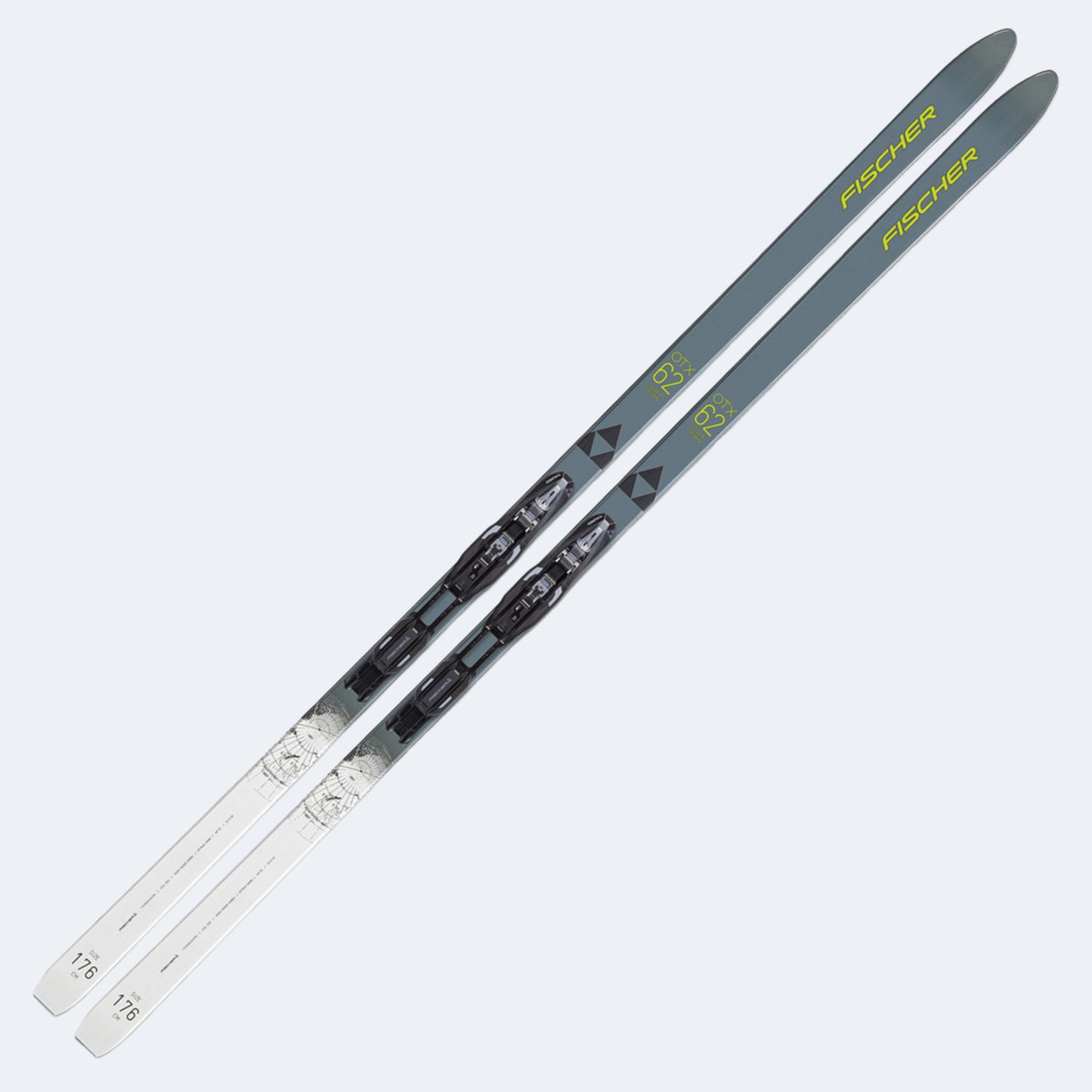 2025 Fischer Spider 62 Crown Skis w/ Control Step In Bindings