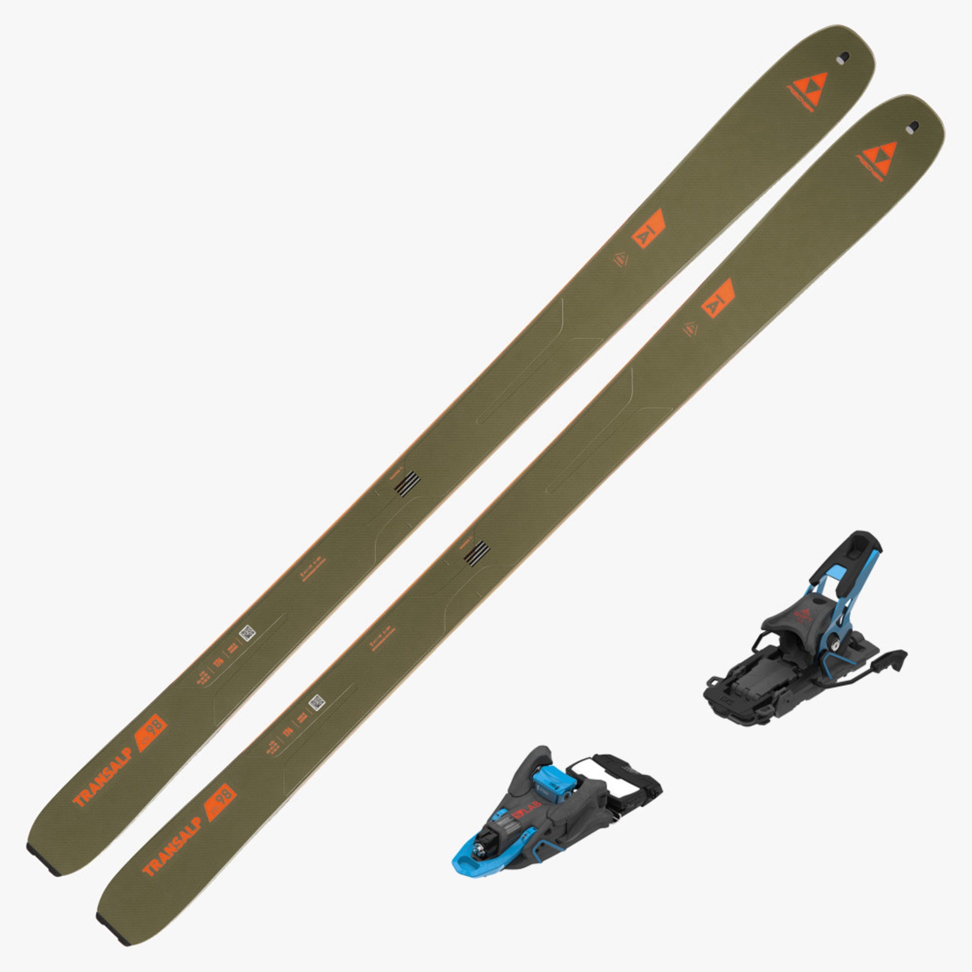 2025 Fischer Transalp 98 CTi Ski w/ Salomon S/Lab Shift MNC 13 Bindings - 176