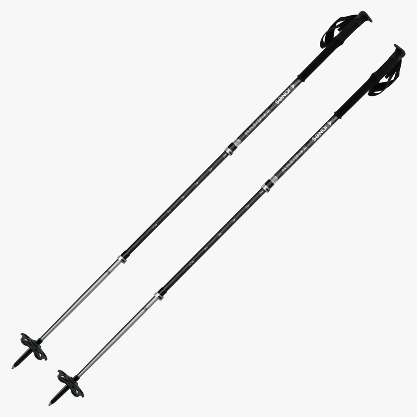 2025 Jones Flip-Lock Talon Pro Poles - Black