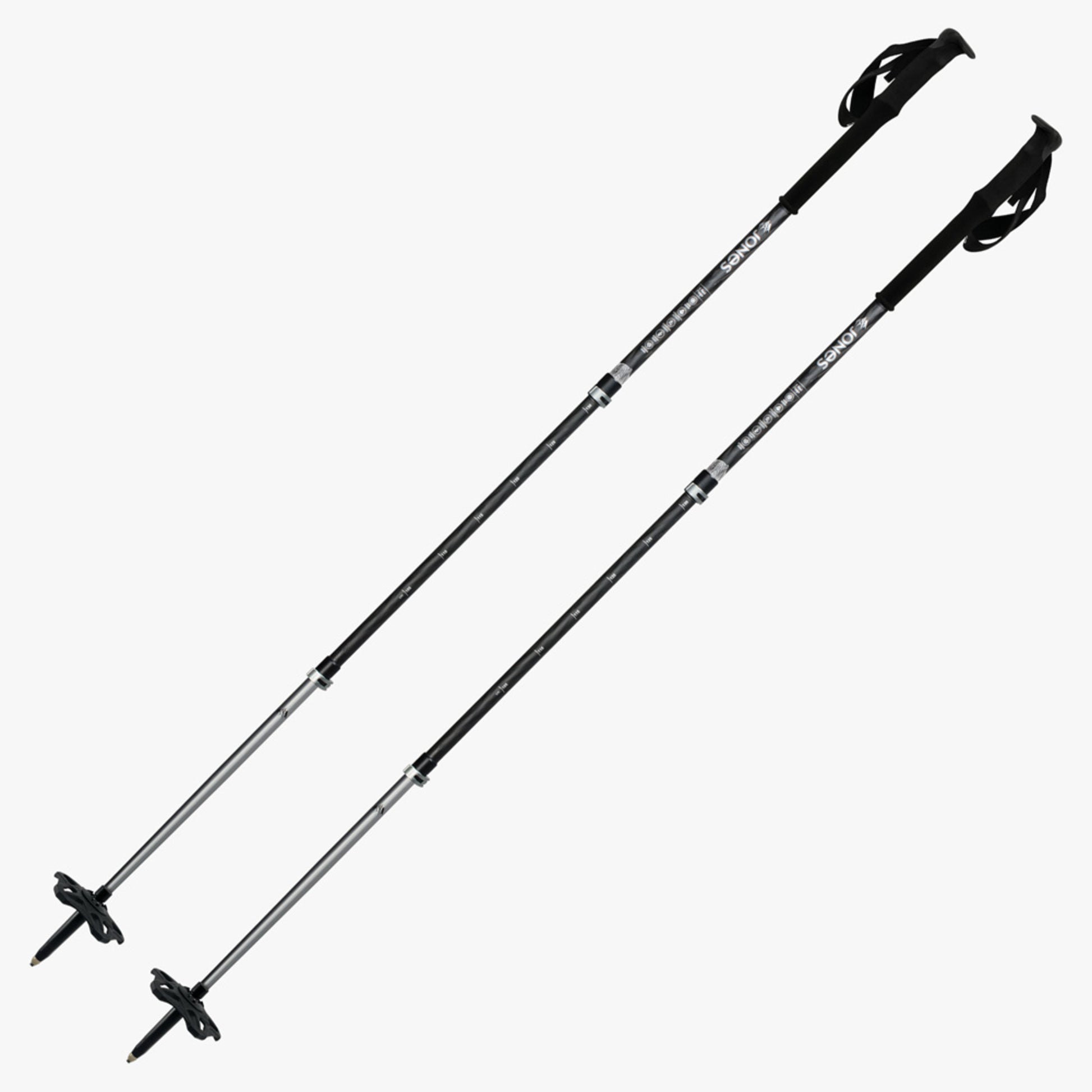 2025 Jones Flip-Lock Talon Pro Poles - Black