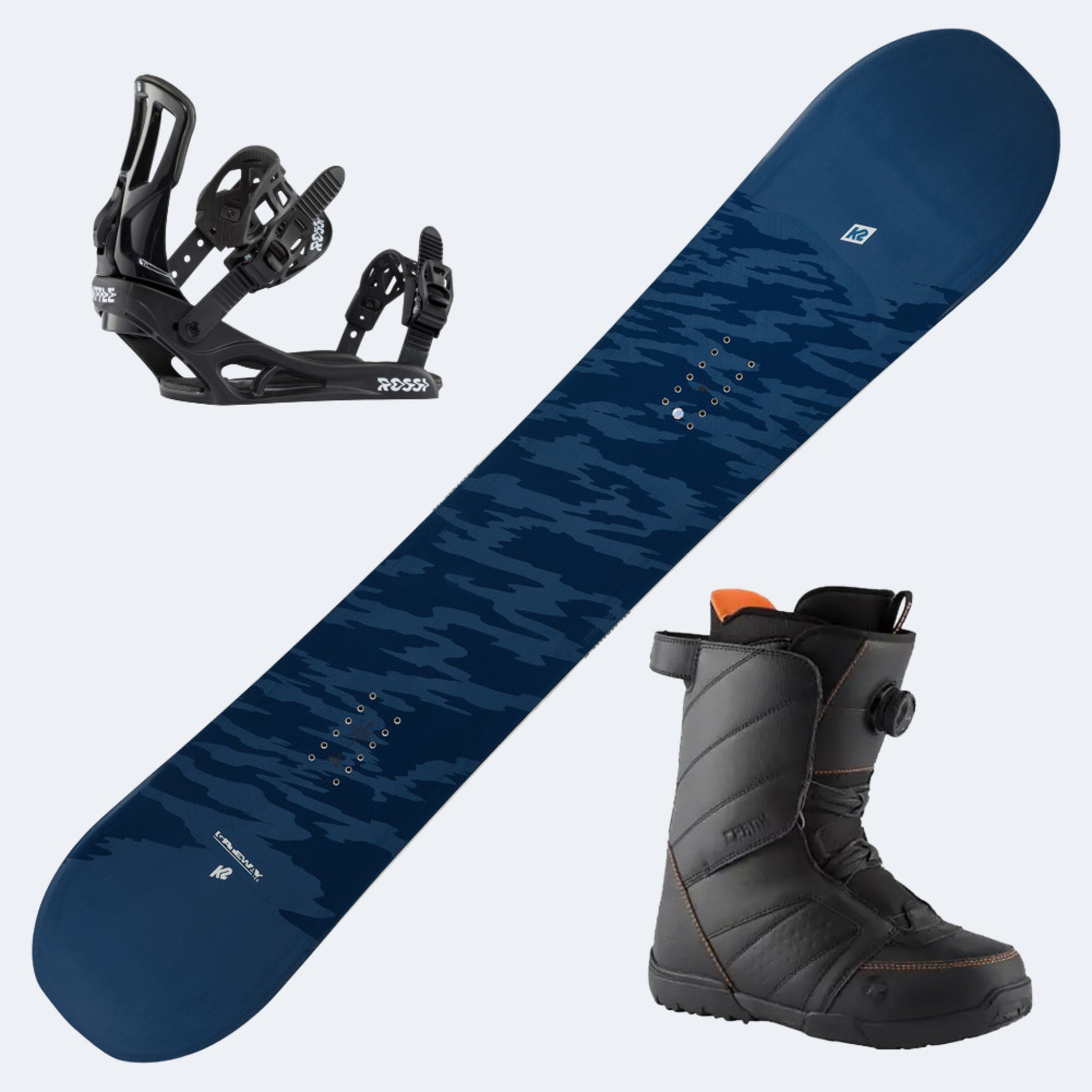2025 K2 Gateway Snowboard with Rossignol Crank Boa H4 Boots and Rossignol Battle Bindings