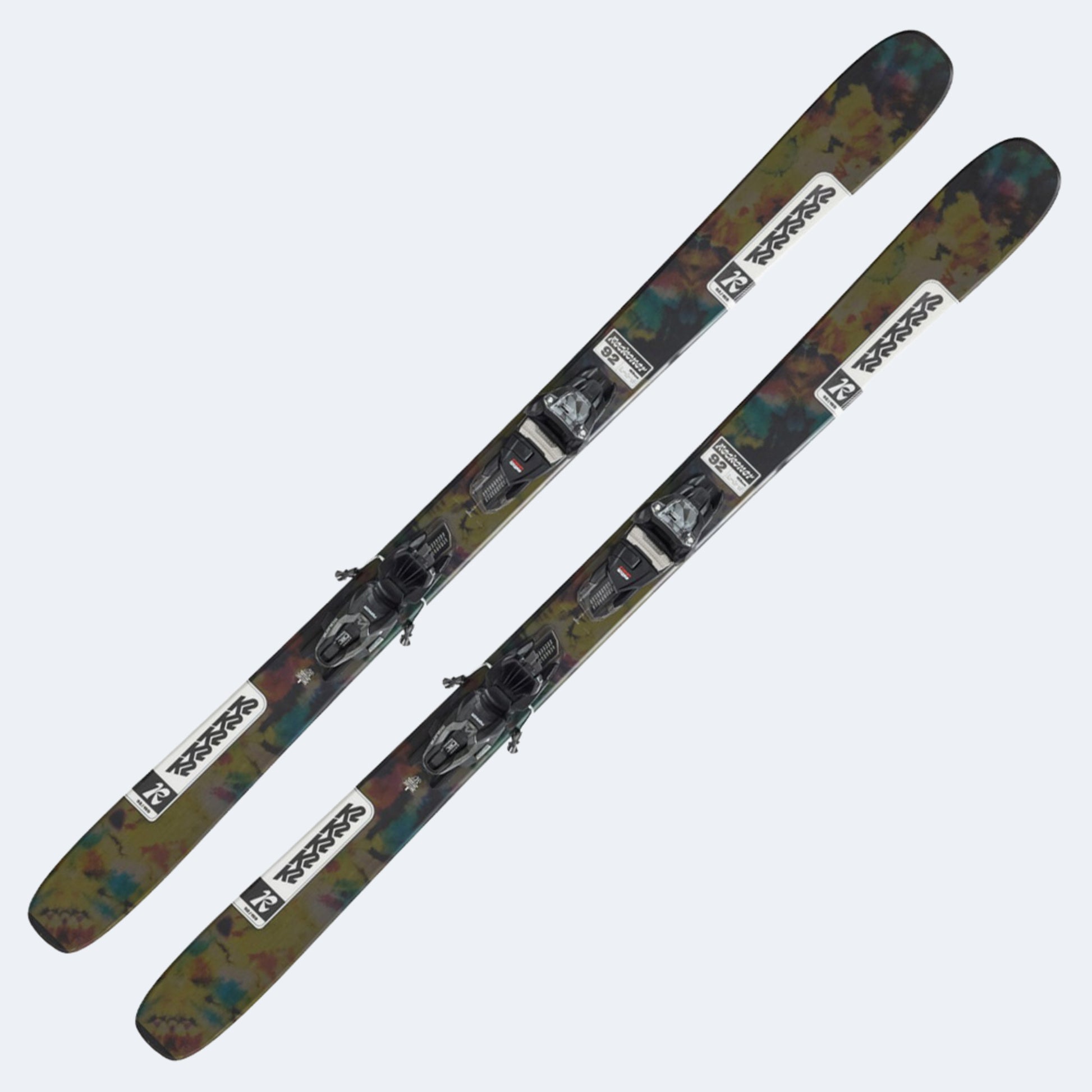 2025 K2 Reckoner 92 Skis W/ Squire 10 Quickclik Bindings