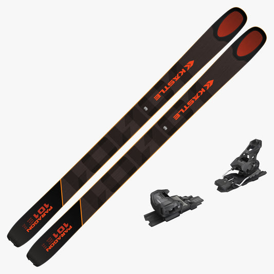 2025 Kastle Paragon 101 Demo Skis W/ Attack 14 Demo Bindings - 176