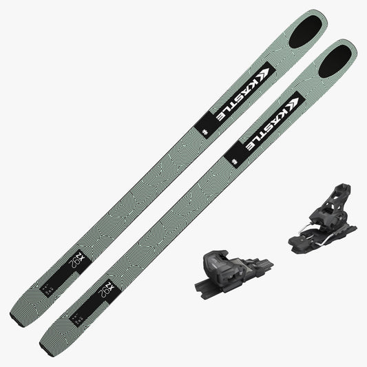 2025 Kastle ZX 92 DEMO Skis w/ K14 Attack DEMO Binding - 183