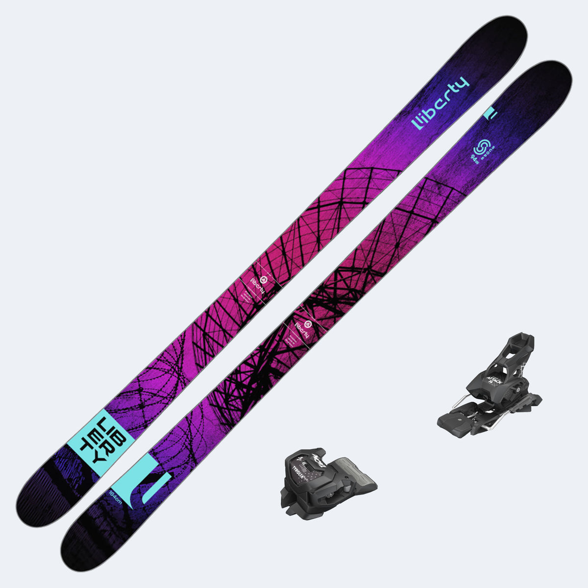 2025 Liberty Scope 94 Women's Skis with Tyrolia Attack 14 GW Bindings
