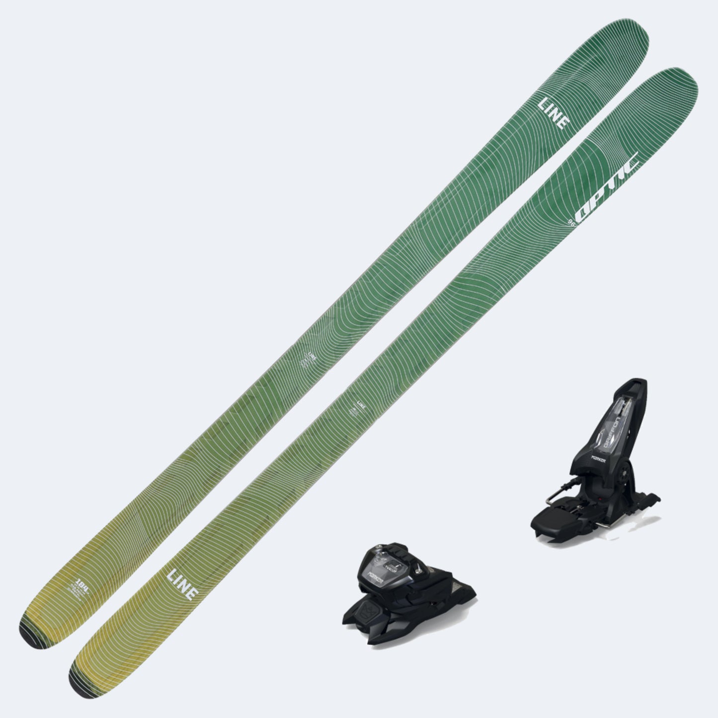 2025 Line Optic 96 Skis with Marker Griffon 13 ID Bindings
