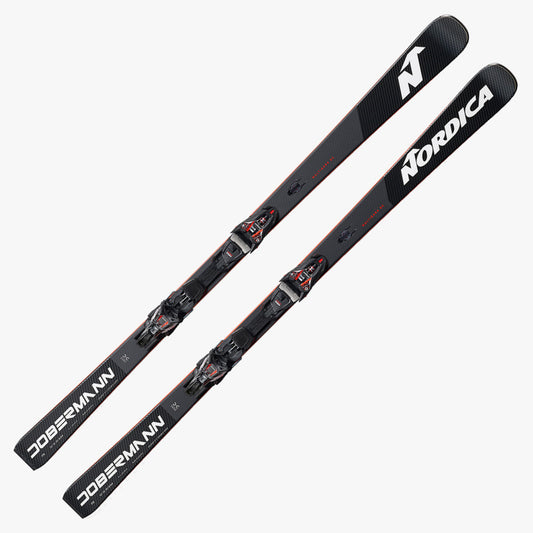 2025 Nordica Dobermann Multigara DC Demo Skis w Demo Xcell 14 Binding