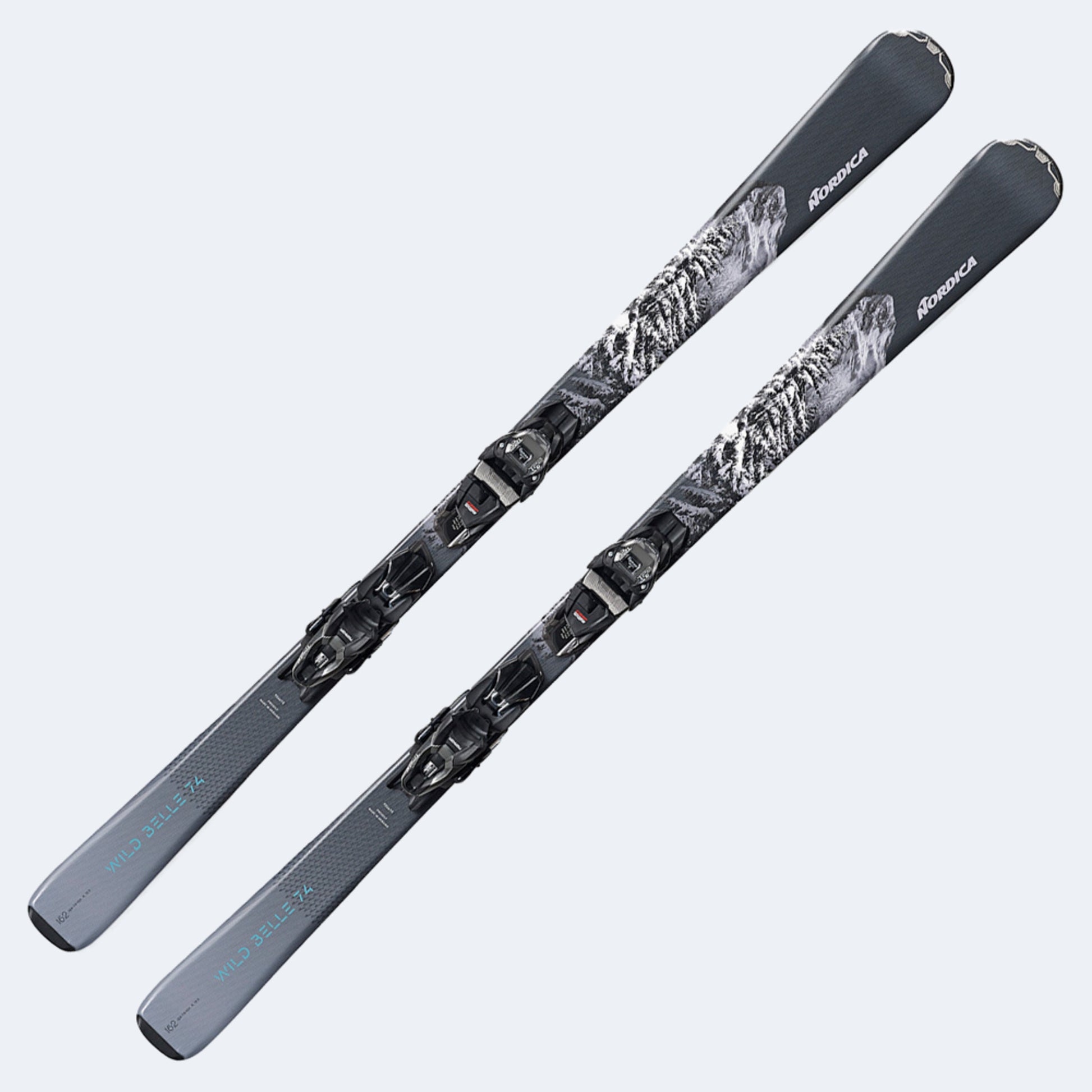 2025 Nordica Wildbelle 74 Ski w TP2 Compact 10 FDT Binding