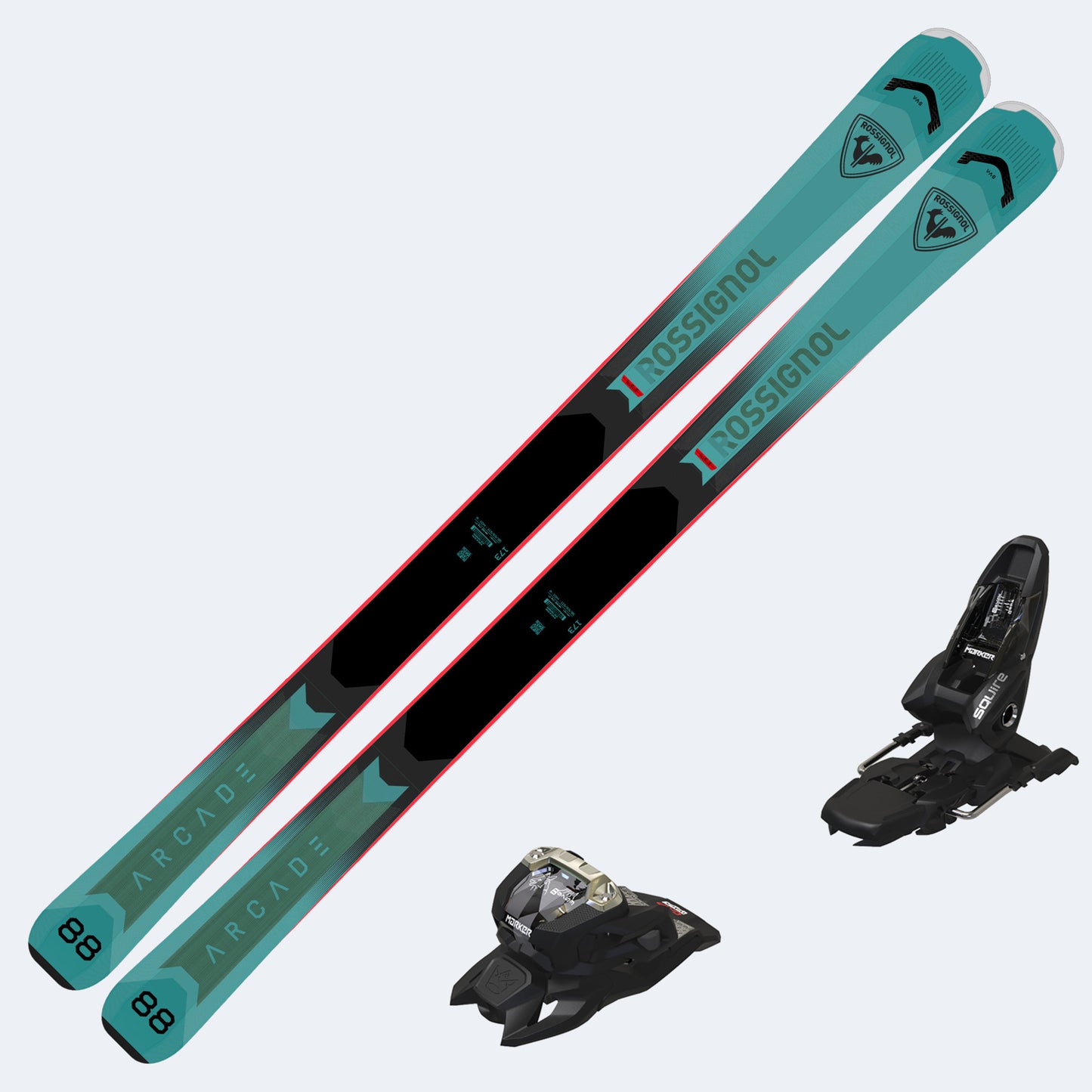 2026 Rossignol Arcade 88 Open Skis with Marker Squire 11 Bindings