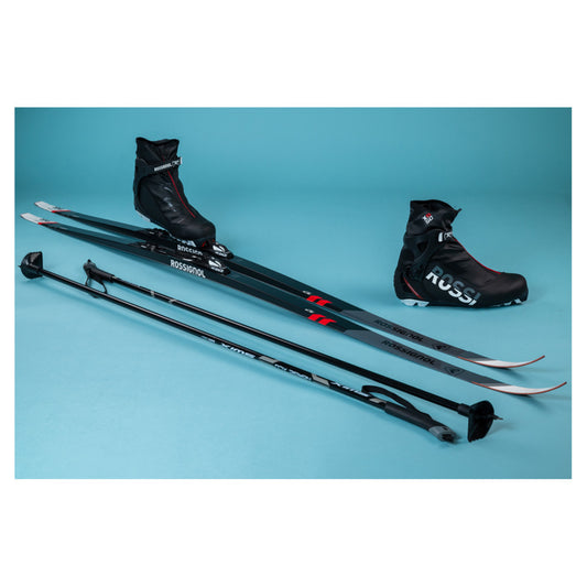 2025 Rossignol Delta Sport Classic Skis with Rossignol X6 Combi SC Boots and Poles