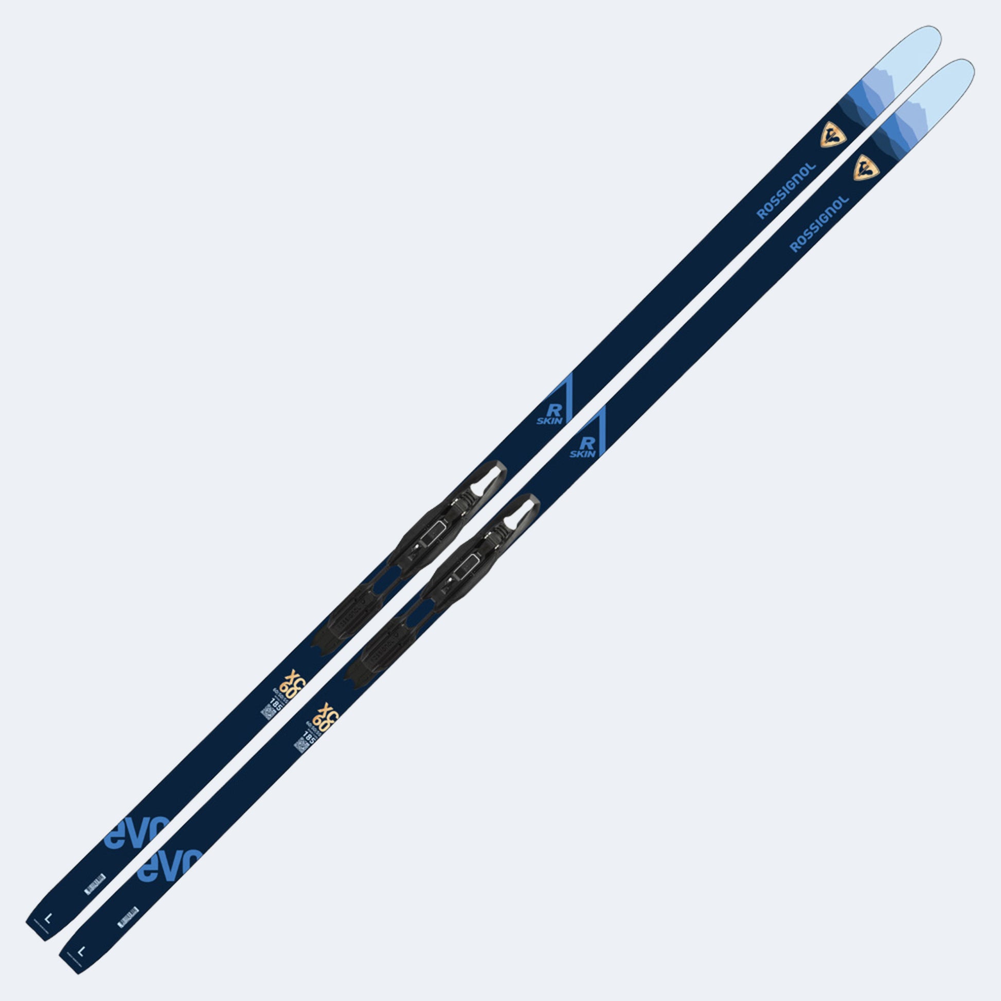 2025 Rossignol Evo XC 60 R-Skin Skis w/ Control Step In Bindings