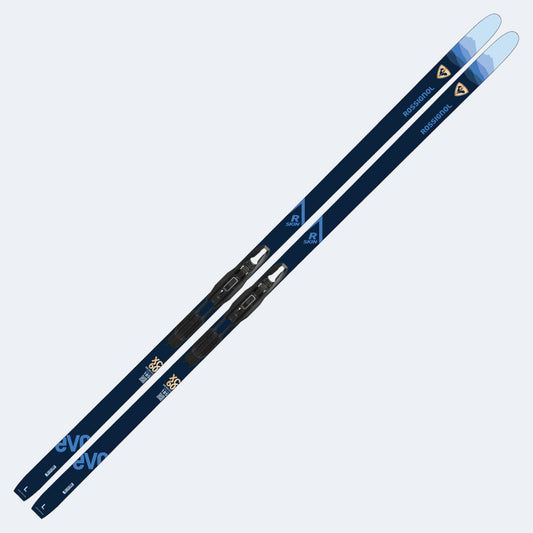 2025 Rossignol Evo XC 60 R-Skin Skis w/ Control Step In Bindings