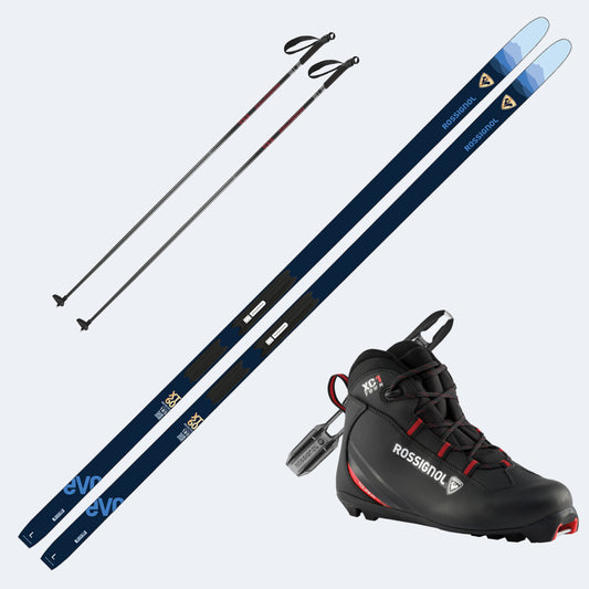 2026 Rossignol Evo XT 60 Positrack Skis with Rossignol  Boots and Poles