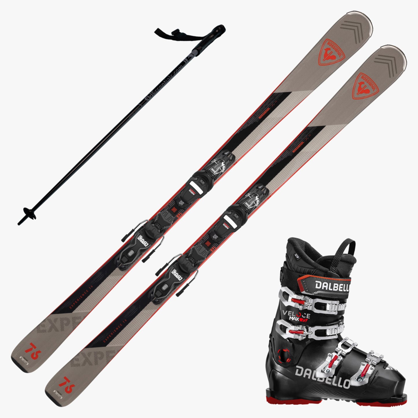 2025 Rossignol Experience 76 Skis W/ Dalbello Veloce Max 75 Boots and Poles