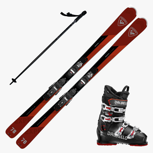 2025 Rossignol Experience 78 CA Skis W/ Dalbello Veloce Max 75 Boots and Poles