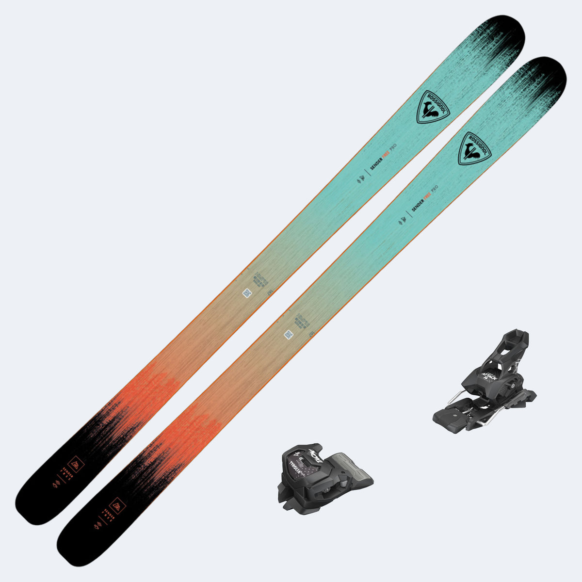2026 Rossignol Sender Free Pro Open Junior Skis with Tyrolia Attack 14 GW Bindings