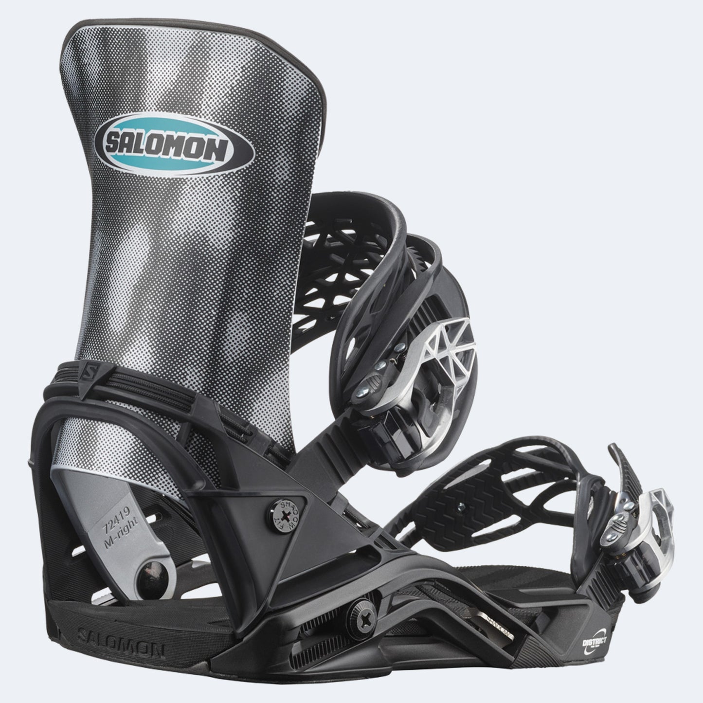2025 Salomon District Pro Team Snowboard Bindings